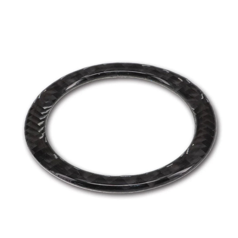 Mercedes Benz C-Class Carbon Fiber Engine Start Button Cover Ring Trim