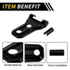 Jeep Wrangler JL JLU (2018-2024) Black 1 x Set Hood Hinge Cover Trim