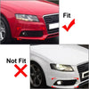 Audi A4 B8 (2009-2012) Black Front Fog Light Honeycomb Grille Cover