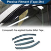 Hyundai Elantra Sedan (2007-2010) 2 x Side Vent Visors Car Window Deflectors