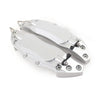 Universal Silver 3D Style Car Disc Brake Caliper Covers (M)