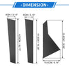 Hyundai Genesis Carbon Fiber 6 x Door Pillar Window Trim ( Specified)