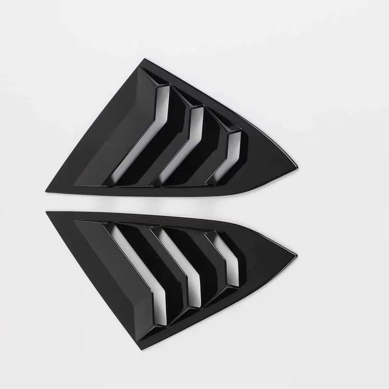 Honda Civic Si 2016-2021 Glossy Black Rear Window Louver Cover Trim
