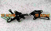 Honda CBR 1000RR (2008-2012) - Black Rear Set Foot Pegs
