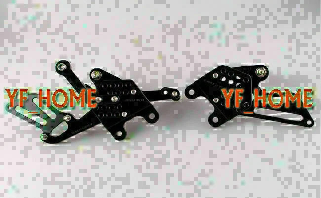 Honda CBR 1000RR (2008-2012) - Black Rear Set Foot Pegs