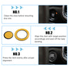 Jeep Cherokee, Dodge Engine Start Stop Button Cover Trim (2014-2023)