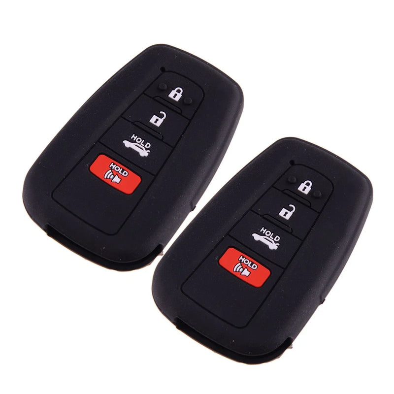 Camry Highlander Corolla 4-Button Remote Cover Case Keychain (2018-2023)