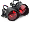 Harley Choppers New Black LED Turn Signal Light Red Lens