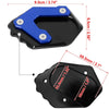 BMW R1200GS LC Kickstand Side Stand Enlarger Plate Pad Blue