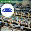Make Model Oil Seal 45x57x6mm TPU Rotary Shaft Seal High-Pressure Blue 5pcs