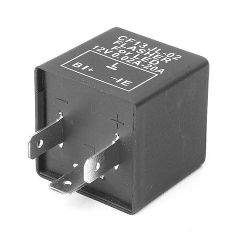 Car - CF13 JL-02 12V 3 Pin Adjustable Speed LED Flasher Relay (2010-2023)