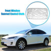 Tesla Model X Black Silver Tone Front Window Sunroof Shade (2016-2023)