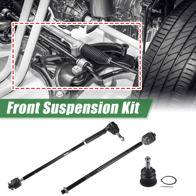 Dodge Grand Caravan 10x Front Suspension Kit Inner Outer Tie Rod End