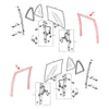 Honda City Type Z 1996-2002 Rear Door Glass Run Channel Seal