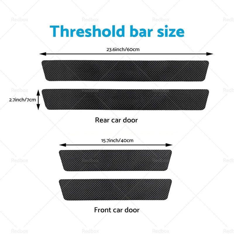 Ford Ranger Wildtrak 4PCS Door Sill Threshold Stickers (2012-2023)