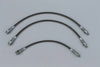 HG Holden Drum Brakes Braided Brake Hose Set (3)