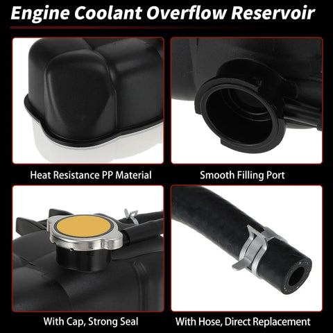 Infiniti QX56 QX80 Coolant Expansion Reservoir Tank with Hose