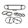 Harley Electra Glide, Street Glide CNC Inner Fairing Trim Bezel Set (1996-2013)