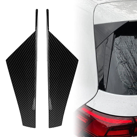 Volkswagen Carbon Fiber Window Spoiler Side Wing Trim Covers (2020-2021)