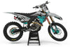 Honda CRF80 2011-2020 - STING TEAL Stickers Custom Graphics Full Kit