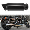 Motorcycle 60.5mm Slip-on Exhaust Silencer Muffler Pipe