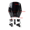 Universal Black Motorcycle Windshield Deflector