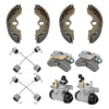 Honda TRX300 Front Brake Wheel Cylinders 2x4 Adjuster Shoes Set