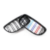 BMW E90 E91 Glossy Black Front Upper Bumper Grille Mesh (2006-2012)