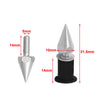Motorcycle - 10 Pcs Silver 5MM Windshield Spike Bolts