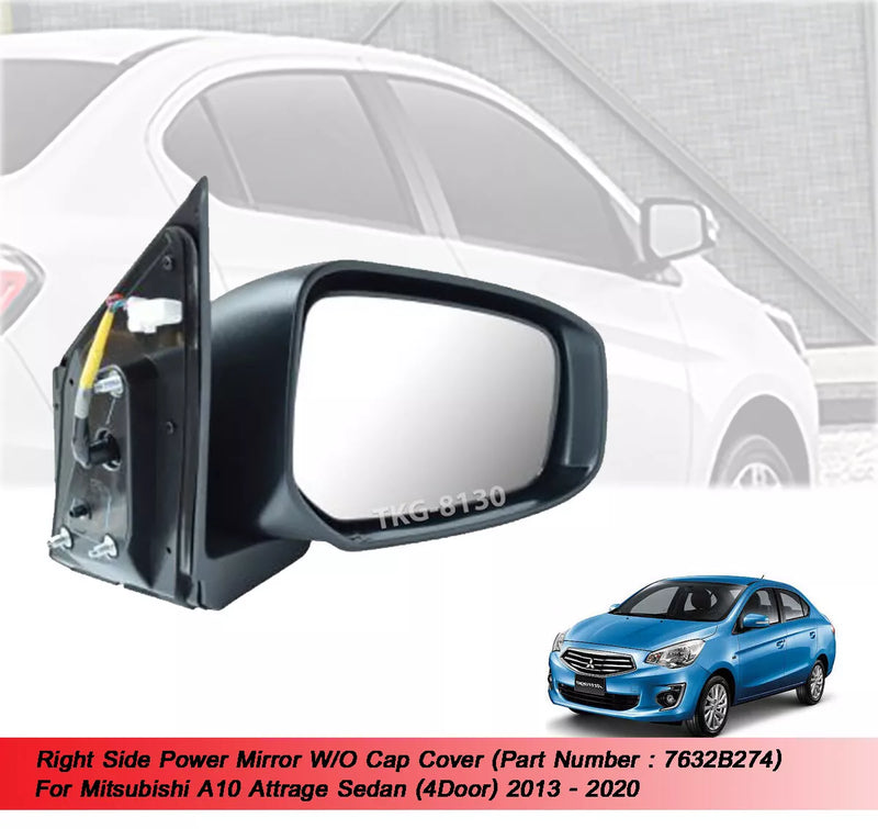 Mitsubishi Mirage RH Power Mirror (2013-2020)