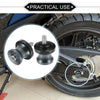 Pair Motorbike Swingarm Spools 6mm CNC Swing Arm Spools Slider Titanium Tone