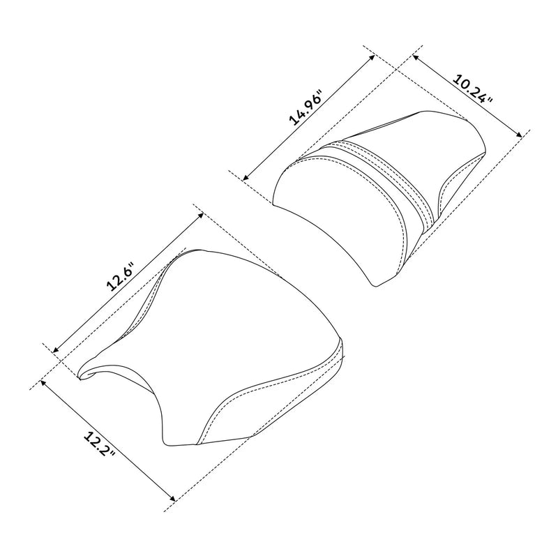 Kawasaki Ninja 650 Z650 Rider & Passenger Seats (2017-2019)