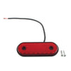 Trailer Truck Van 20 x 24V LED Oval Side Marker Light Tail Lamp Red
