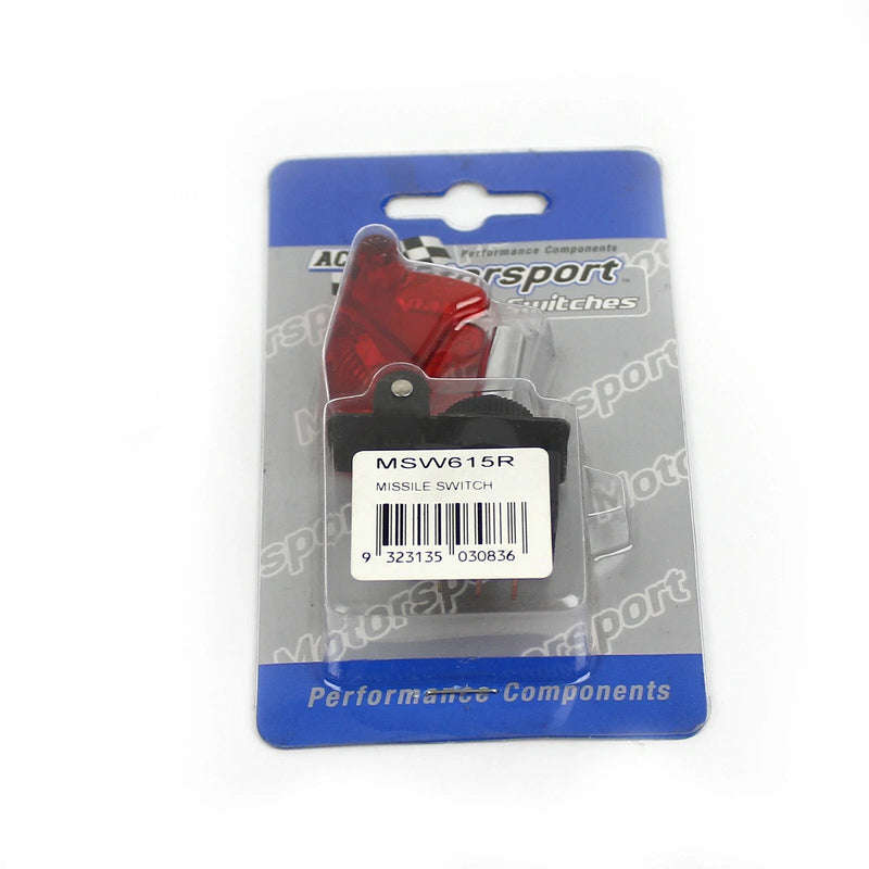 ACA Motorsports Red 12v Single Missile Race Switch