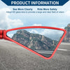 Motorcycle M8/M10 Rear View Mirrors Triangle Shape