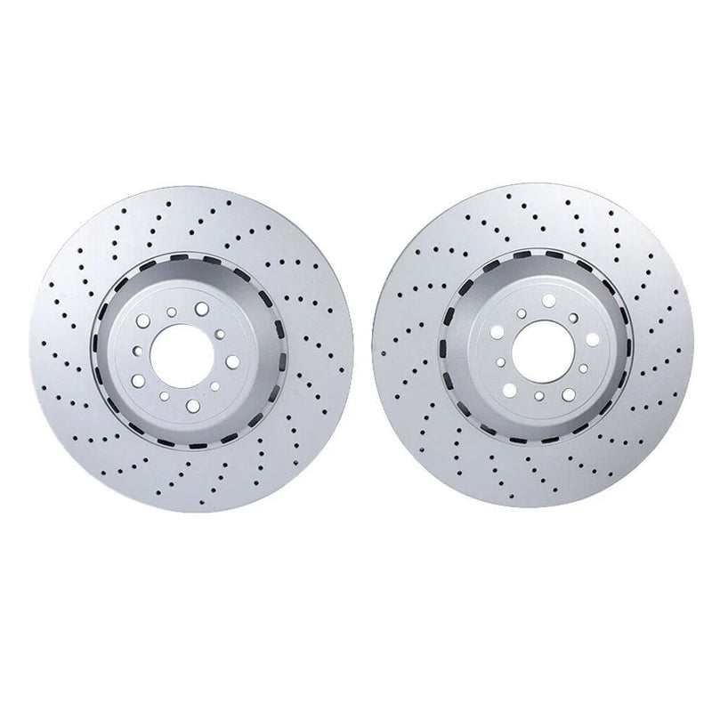 BMW M5 M6 2 x 400mm Front Disc Brake Drilled Rotors (2013–2018)