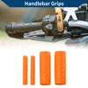 Motorcycle 1 1/8" / 29mm Hand Grips Cover Handlebar Grips Rubber Orange