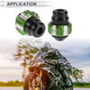 Motorcycle Slider Frame 0.59" Aluminum Alloy Plastic Motorcycle 2 x Green