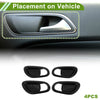 Nissan NP300 Navara Interior Door Handle Bowl Cover Trim (2015-2023)