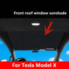 Tesla Model X Front Roof Shade Window Sunshade Privacy Sleep Mesh Cover