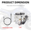 Yamaha Raptor 660R Carburetor & Intake Boot & Throttle Cable (2001–2005)