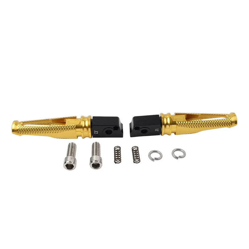 Aprilia GPR125 GPR150 APR150 CR150 Gold Rear Foot Pegs (2010-2023)