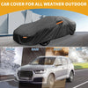 Porsche 911 with Zipper 210D-PU Car Cover Waterproof All Weather