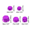 Motorcycle Motorbike Purple Set Screw Cap