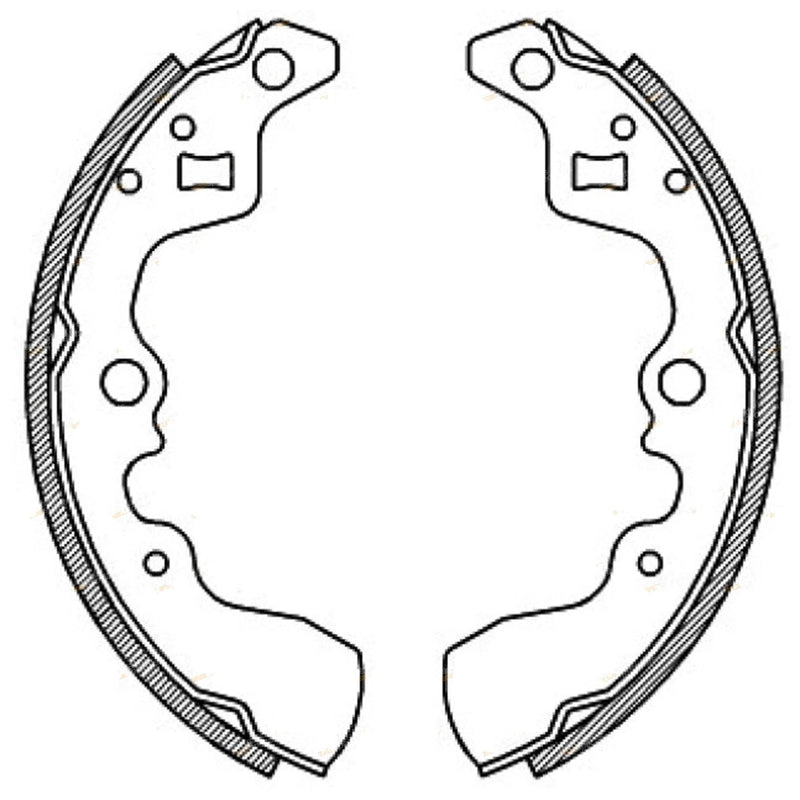 Suzuki Mighty Boy Rear Brake Shoes Set 4 (1984 - 1989)