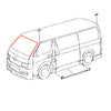 Toyota Hiace Commuter 2005-2019 Front Windshield Moulding