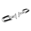Harley Touring Road Glide Chrome Rear Passenger Footpegs (1993-2025)