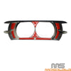 Harley Road Glide Black Headlight Lamp Trim Cover Bezel (2015-2023)