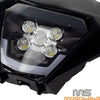 EXC TPI SIX DAYS 300 EXC-F XC-W Black LED Headlight Assembly (2017-2023)