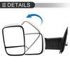 Dodge Ram 1500 with Turn Signal Light Silver Tone 2 x Tow Mirrors